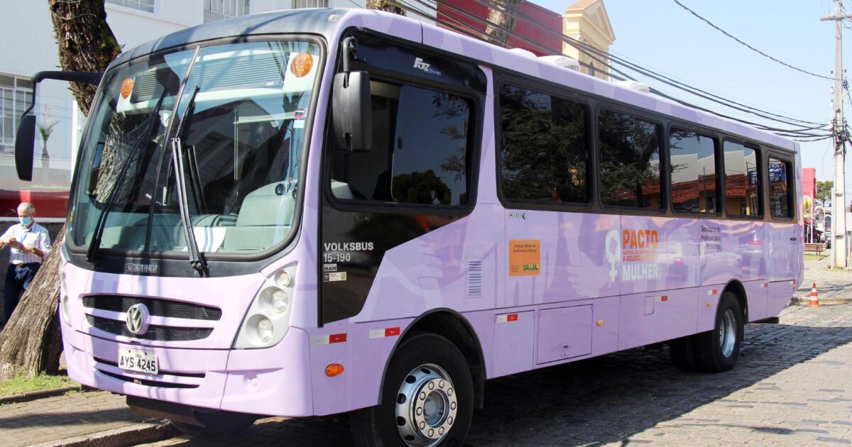 Ônibus Lilás que trata da temática da violência contra mulheres virá para Araucária