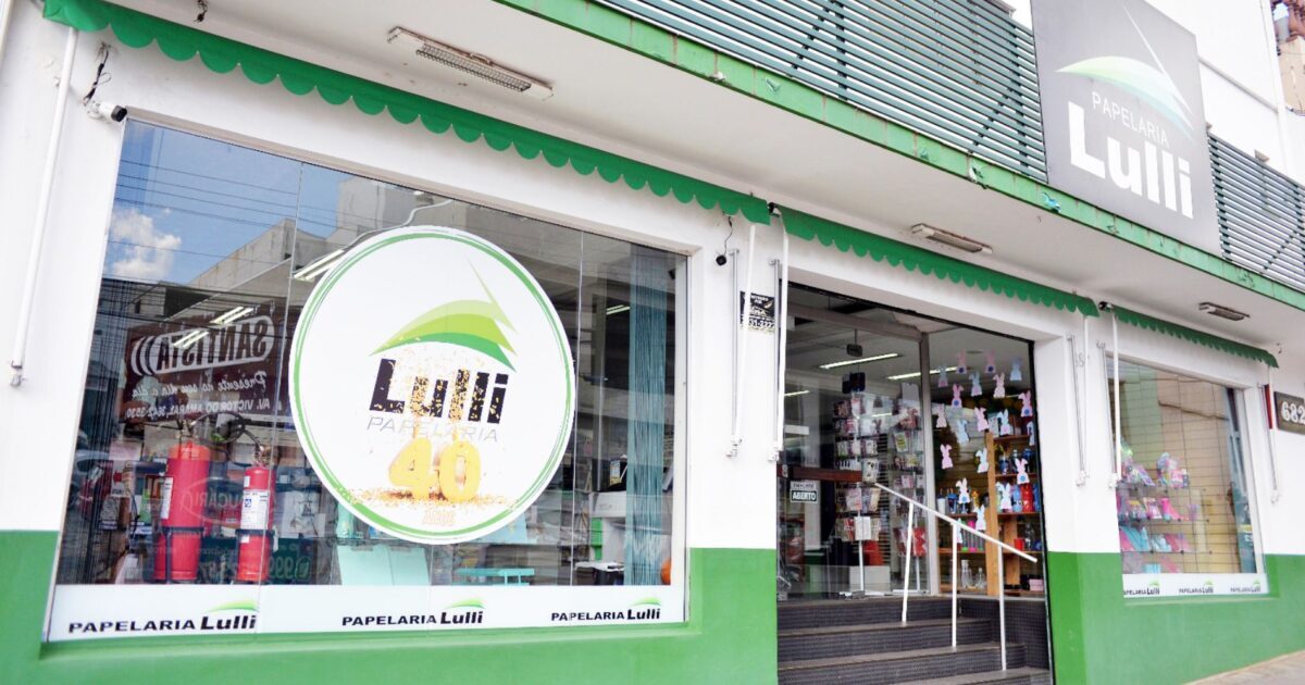 Papelaria Lulli completa 40 anos com história de sucesso e dedicação ao cliente
