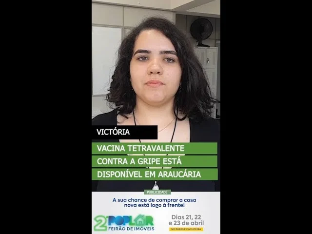 A campanha de imunização contra gripe está em vigor em Araucária