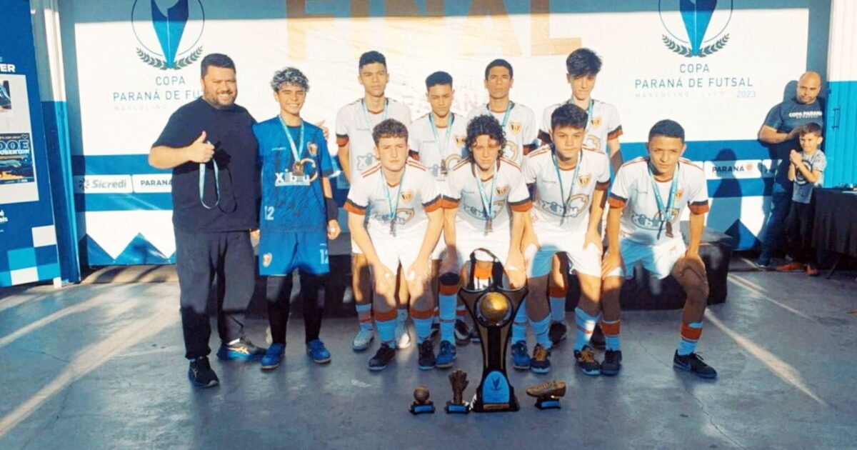AFFA Diamante faturou um troféu de campeão e dois de vice na Copa Paraná de Base