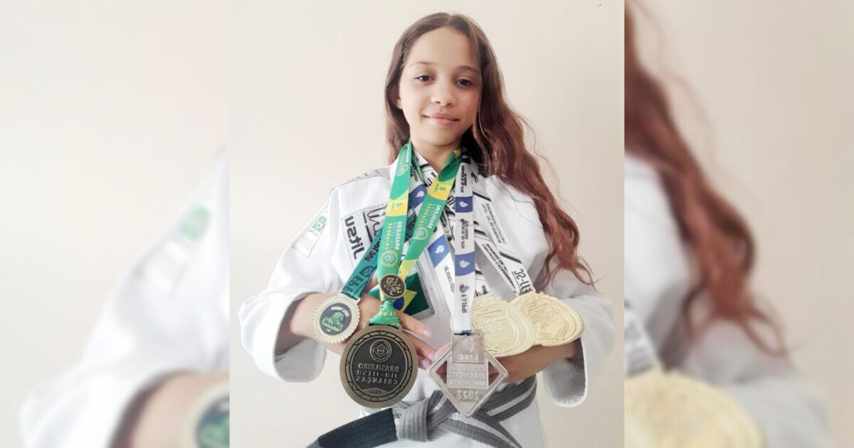 Atleta araucariense coleciona medalhas em campeonatos de jiu-jitsu