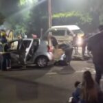 Colisão entre dois carros na Rua Maranhão resulta em motorista preso