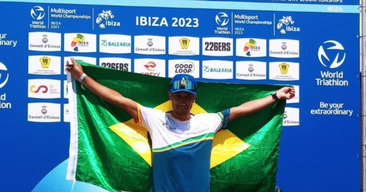 Maicon Sulivan faz boa apresentação no Mundial de Triathlon, mas não conquista pódio