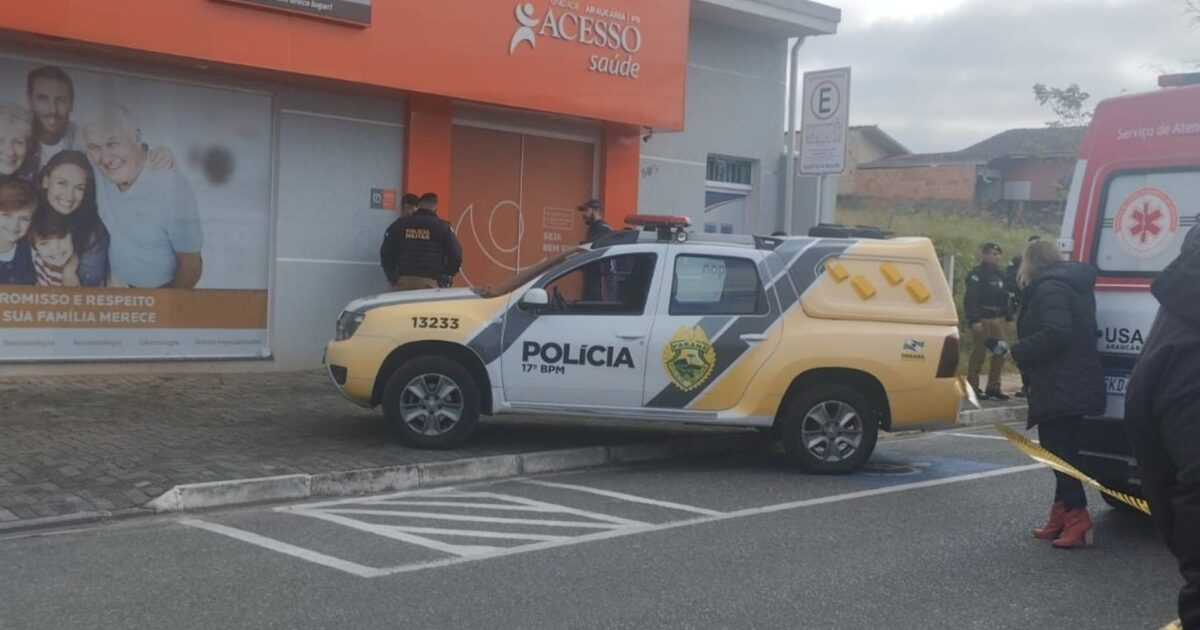 Bem no Centro de Araucária: Homem mata pelo menos duas pessoas e se mata em seguida