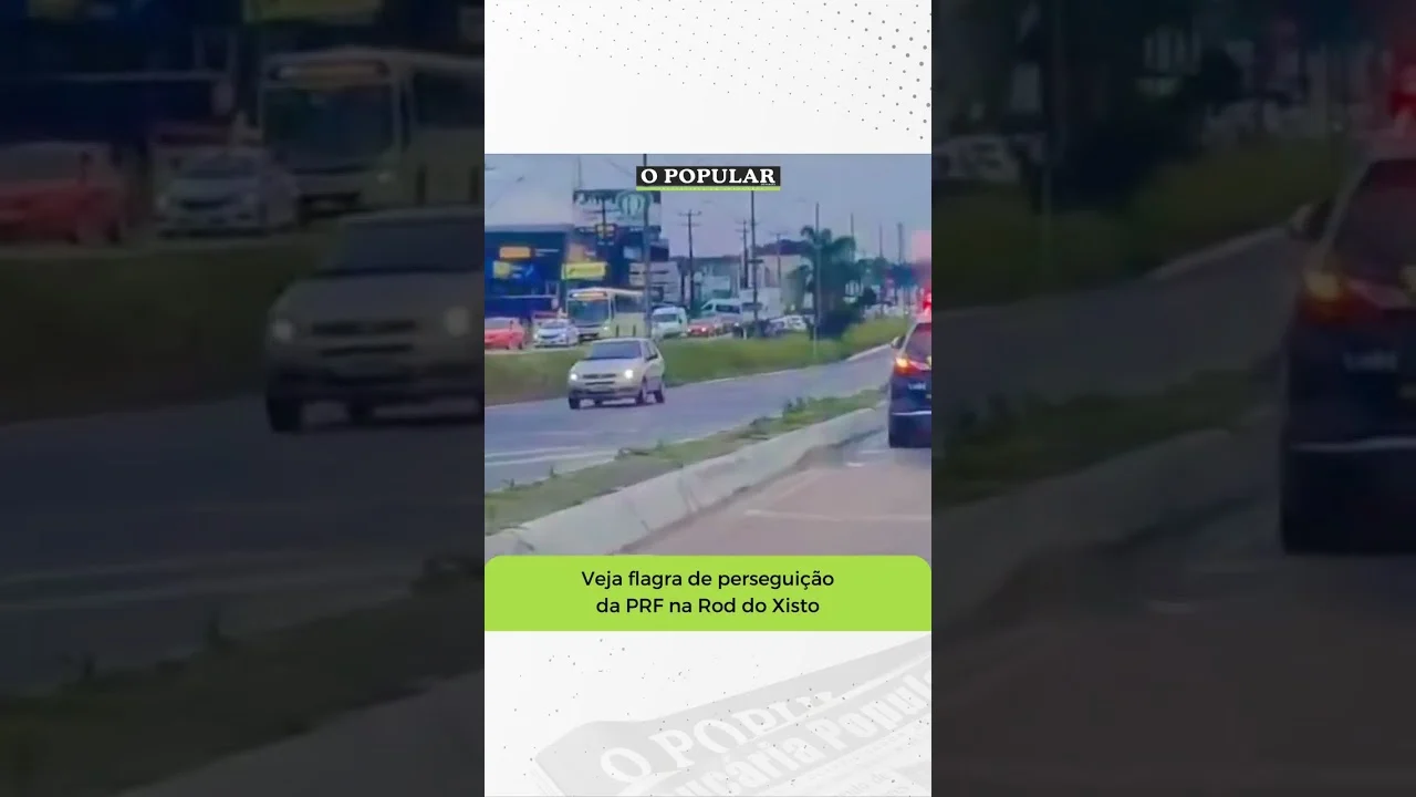 Imagens foram gravadas por um motorista que trafegava pela BR-476