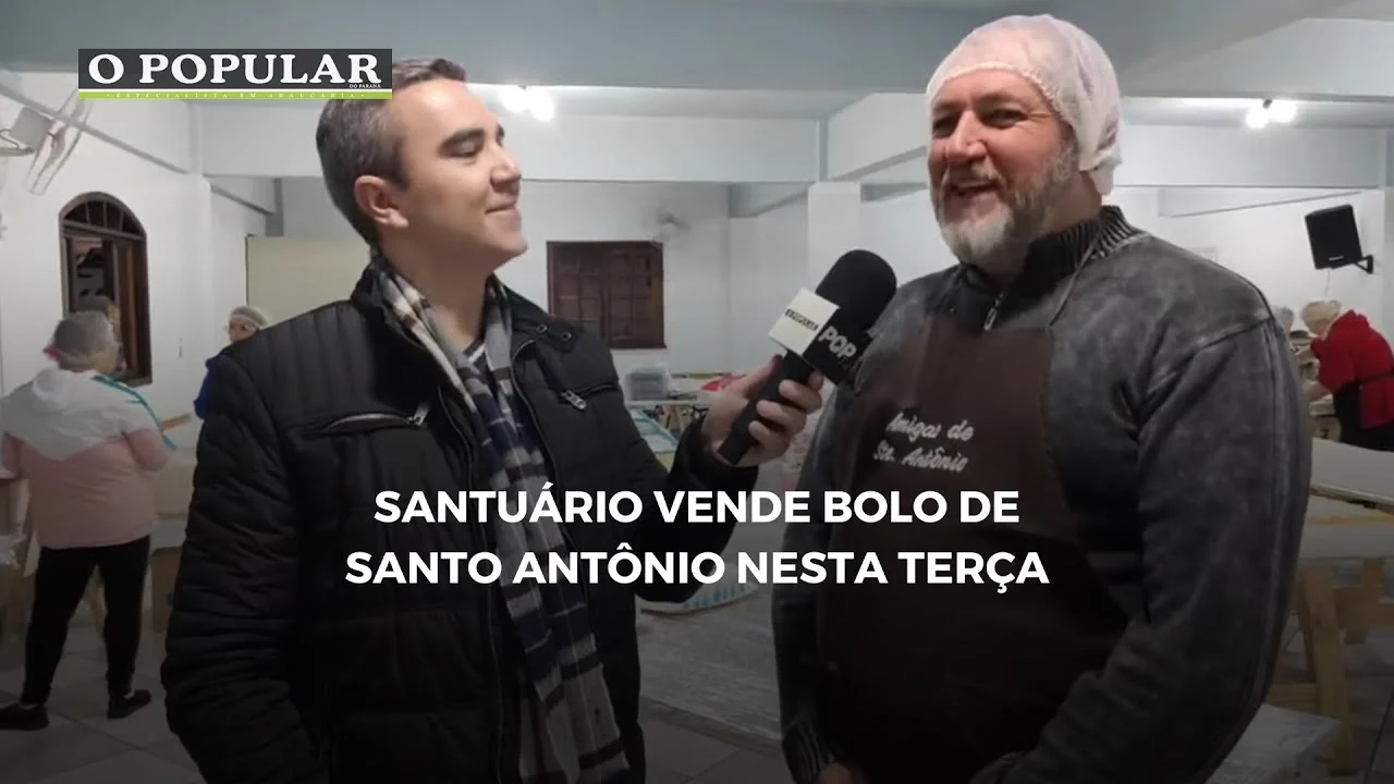 Santuário vende bolo de Santo Antônio nesta terça