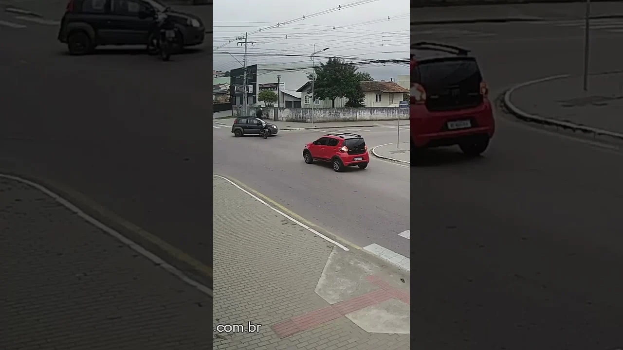 O acidente ocorreu na manhã desta quinta-feira, 29 de junho, no cruzamento do Conjunto São Sebastião