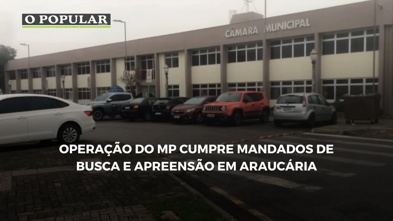 Operação do MP cumpre mandados de busca e apreensão em Araucária