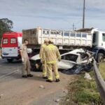Acidente trágico na Rodovia do Xisto deixa duas vítimas fatais na manhã desta 6ª feira