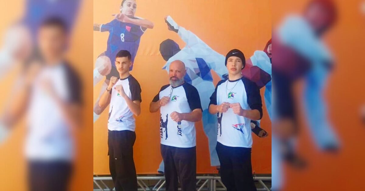 Atletas de taekwondo de Araucária mandaram bem nos Jogos Escolares