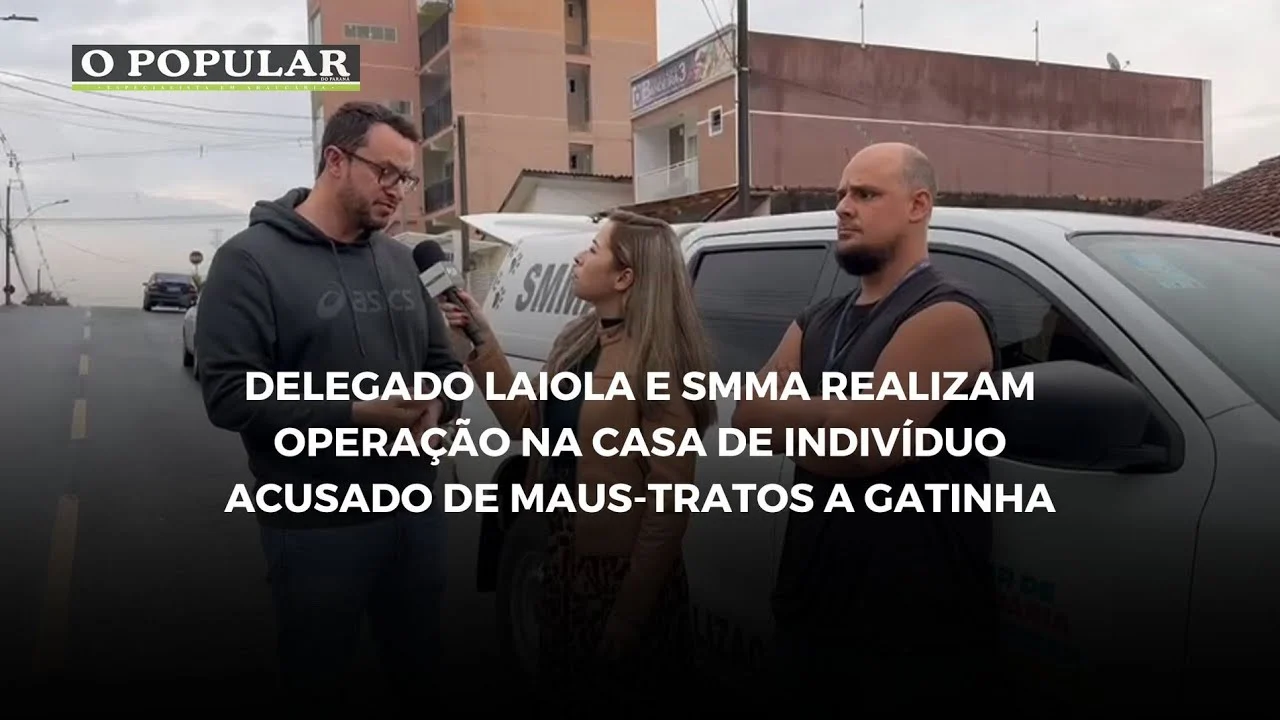 Delegado Laiola e SMMA realizam operação na casa de indivíduo acusado de maus-tratos a gatinha