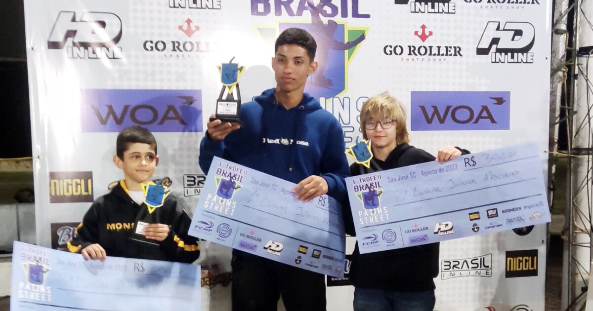 Enzo Vansuita é vice-campeão do 1º Troféu Brasil de Patins Street
