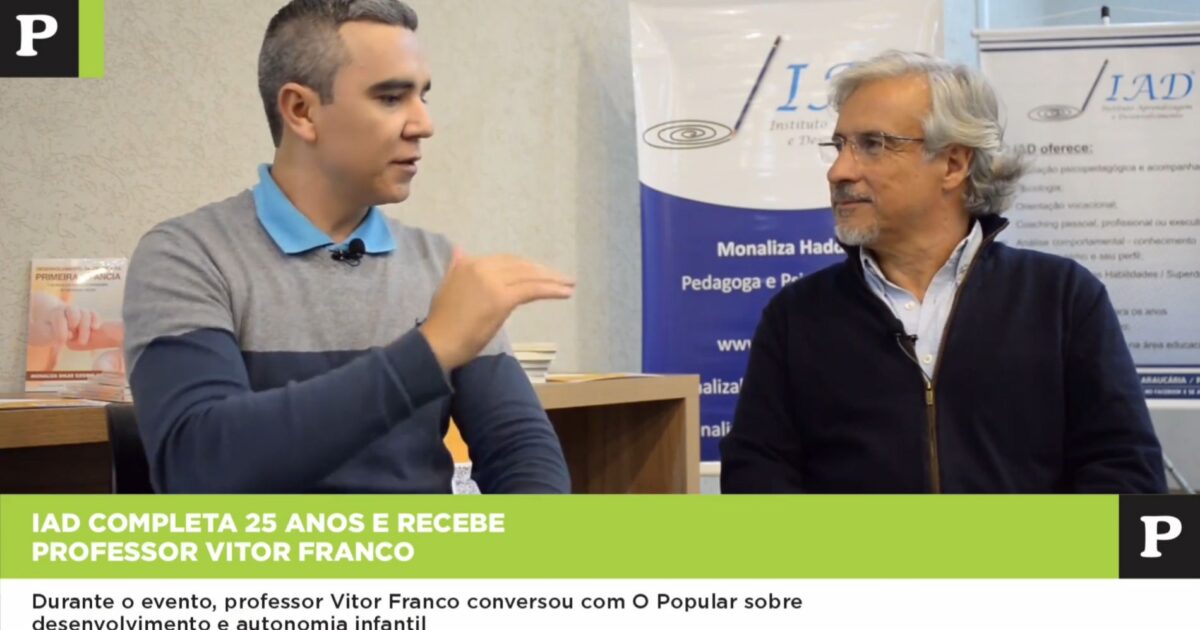 IAD completa 25 anos e recebe Professor Vitor Franco