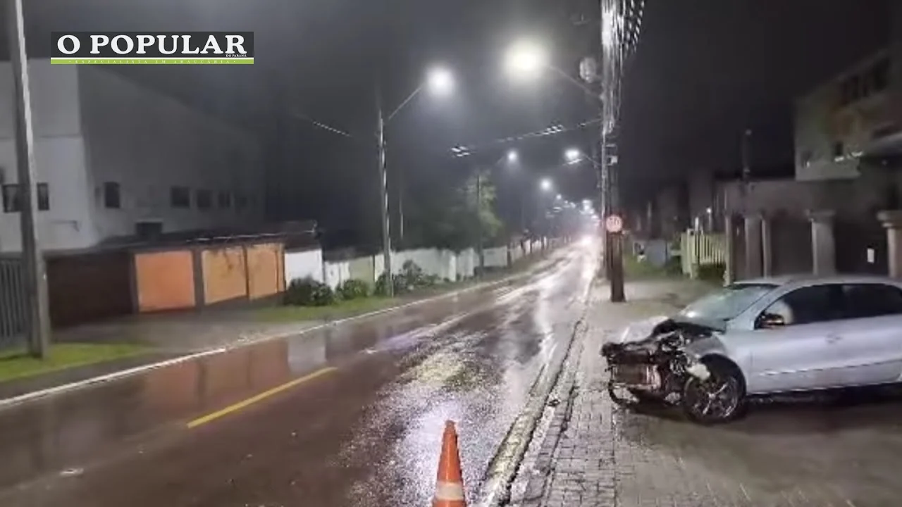 Rua Marcelino Jasinski registra segundo acidente nesta quarta-feira