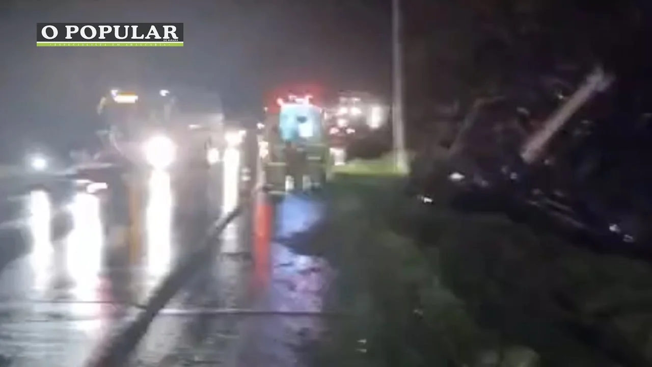 Noite chuvosa registra acidente na PR-423