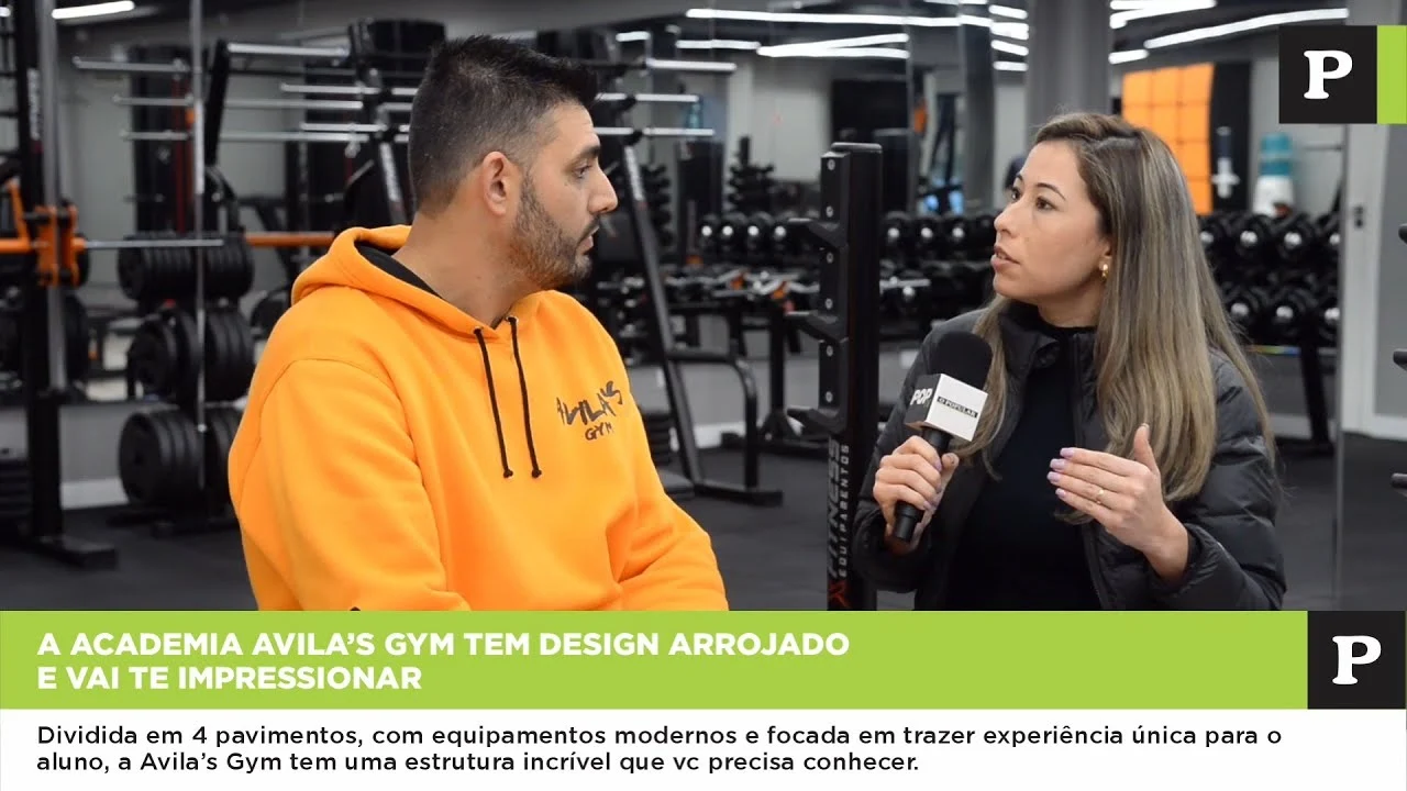 A academia Avila’s Gym tem design arrojado e vai te impressionar