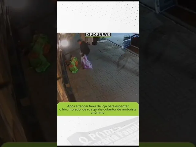Atitude de motorista ao ver a morador de rua no Centro de Araucária repercute nas redes sociais