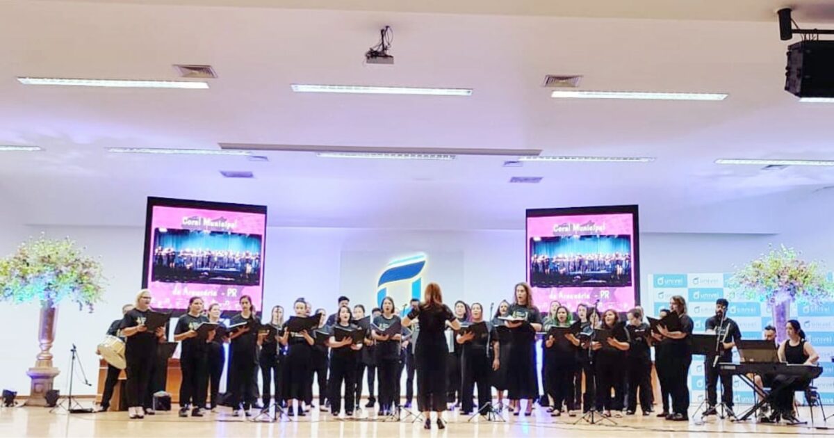 Coral Municipal de Araucária brilhou em Festival Internacional de Coros em Cascavel