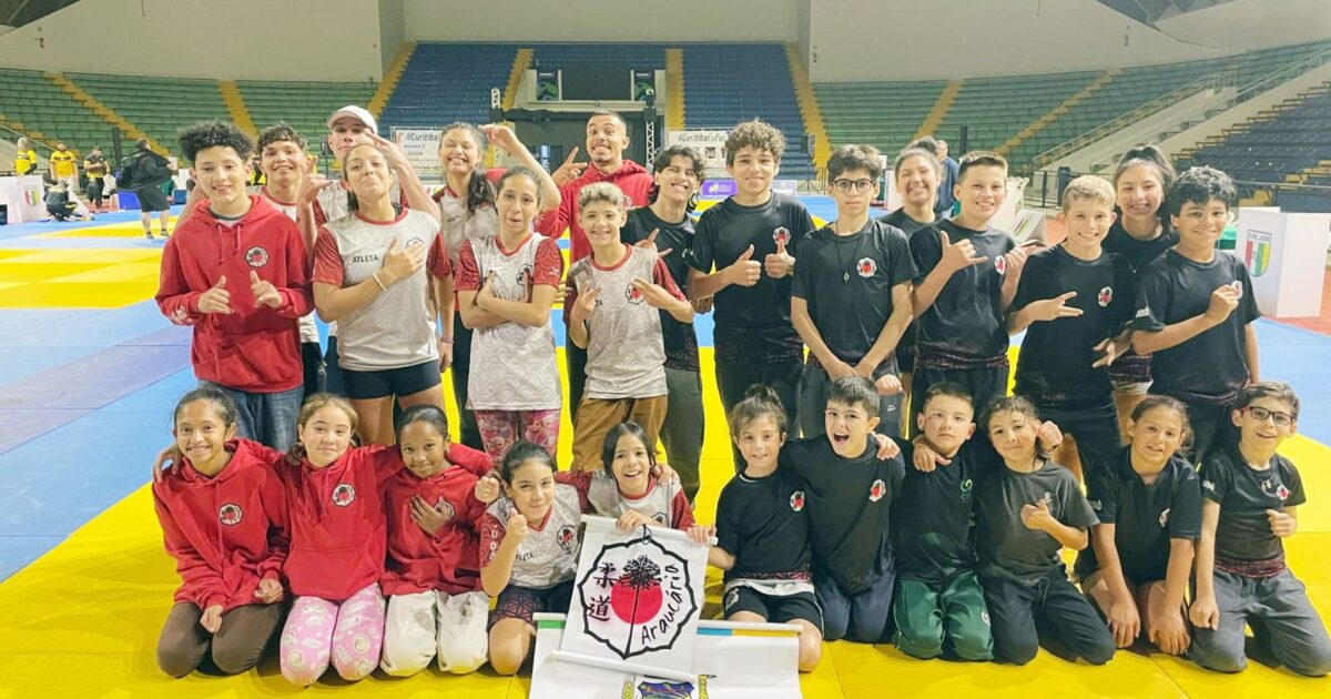 Judocas de Araucária fazem bonito na Copa Paraná e se classificam para o Brasileiro