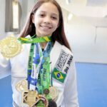 Julia Sizenando é destaque no jiu jitsu e poderá competir no Pan Kids dos Estados Unidos