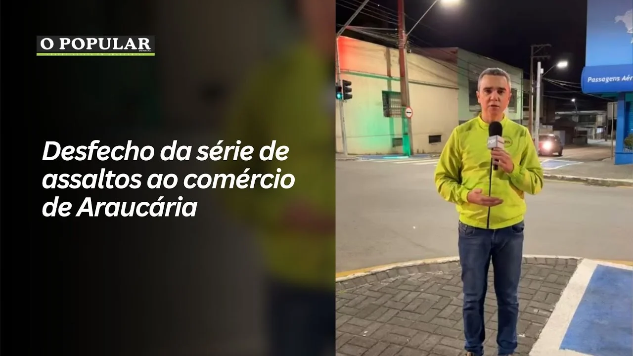 Desfecho da série de assaltos ao comércio de Araucária