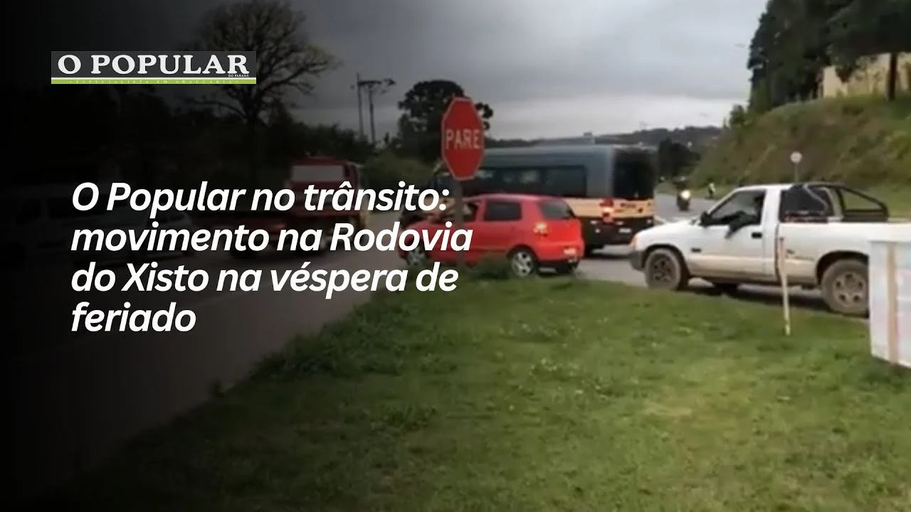 O Popular no trânsito: movimento na Rodovia do Xisto na véspera de feriado