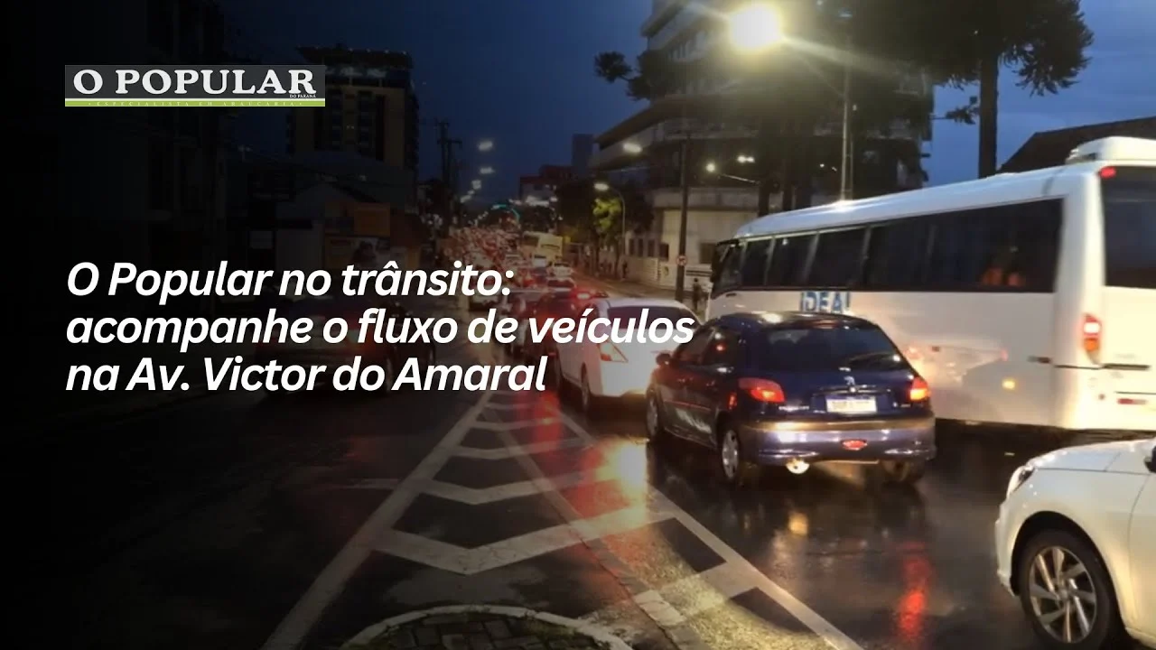 O Popular no trânsito: acompanhe o fluxo de veículos na Av. Victor do Amaral