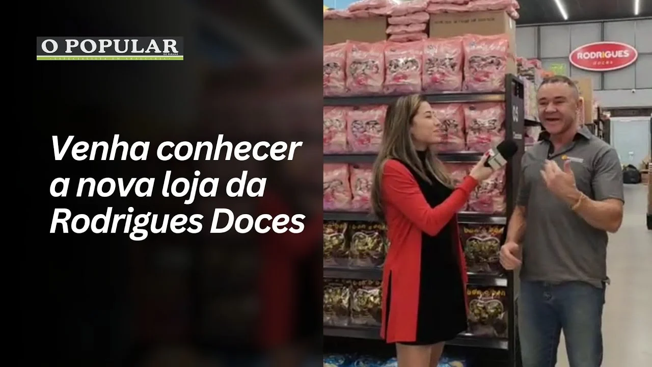 Venha conhecer a nova loja da Rodrigues Doces