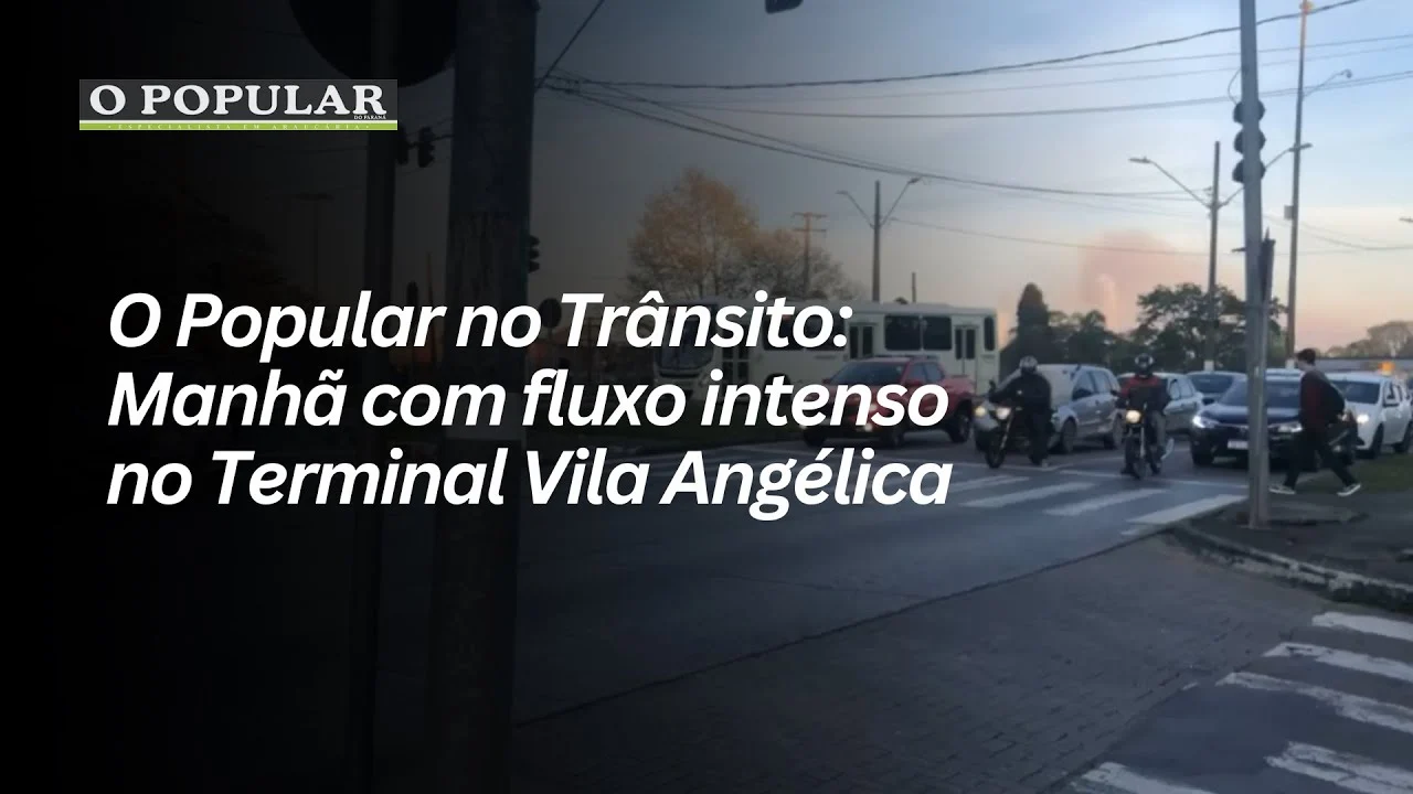 O Popular no Trânsito: Manhã com fluxo intenso no Terminal Vila Angélica