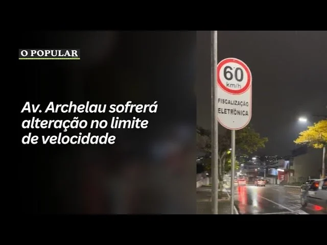 Av. Archelau sofrerá alteração no limite de velocidade