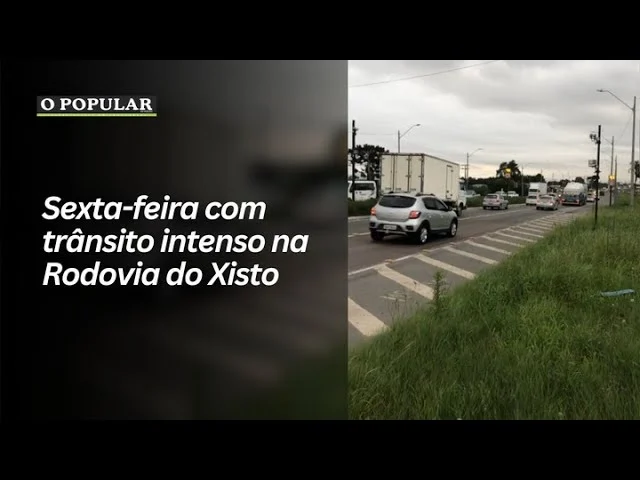 Sexta-feira com trânsito intenso na Rodovia do Xisto