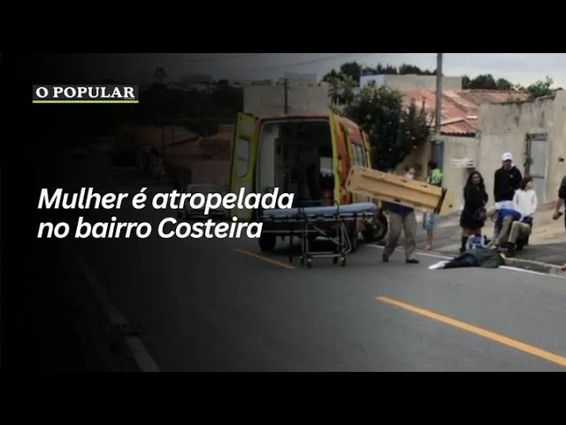 Mulher é atropelada no bairro Costeira