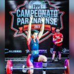 Atleta Fabi Mello é vice campeã paranaense de Powerlifting