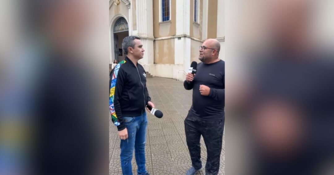 Bate-papo sobre a Praça Vicente Machado com O Popular no Trânsito