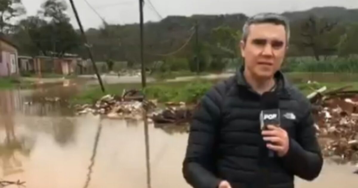 Comunidade do Rio Negro, no bairro Capela Velha, sofre com chuvas que caíram sobre Araucária 
