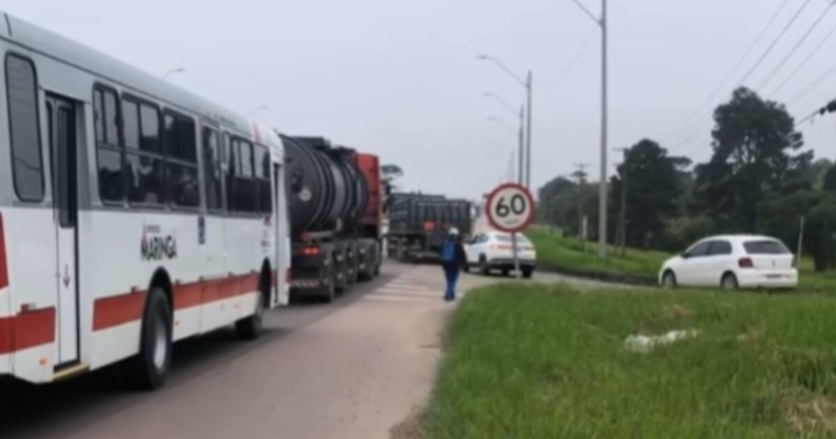 Condição do trânsito na BR-476
