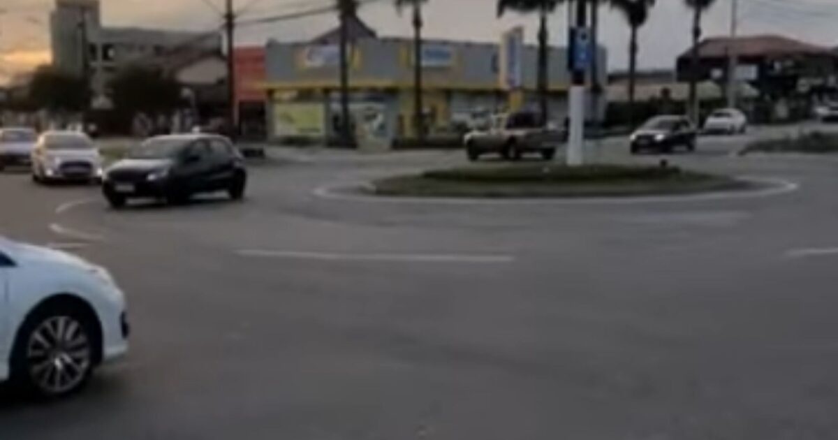 Condição do trânsito no bairro Fazenda Velha