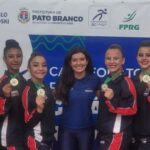 Ginastas de Araucária brilham no Paranaense de Conjuntos e agora disputam o Torneio Nacional