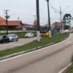 Trânsito lento na Avenida das Araucárias