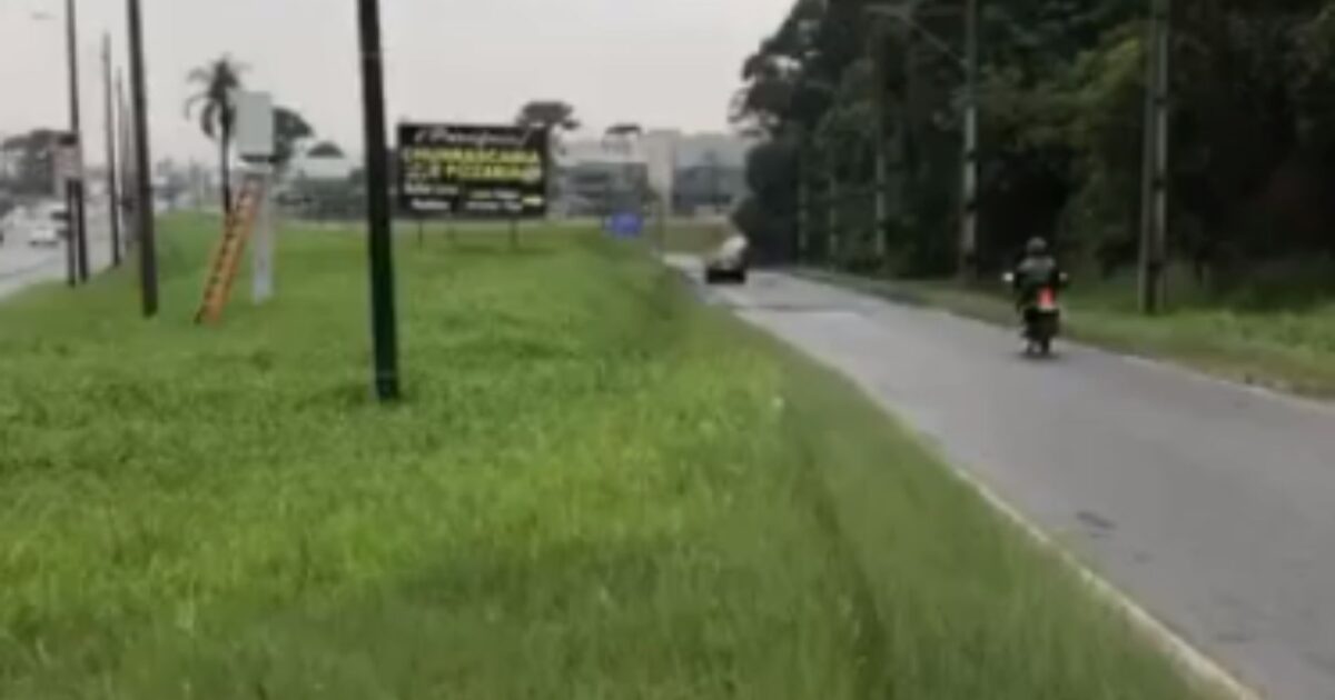 Manutenção no acesso da BR-476