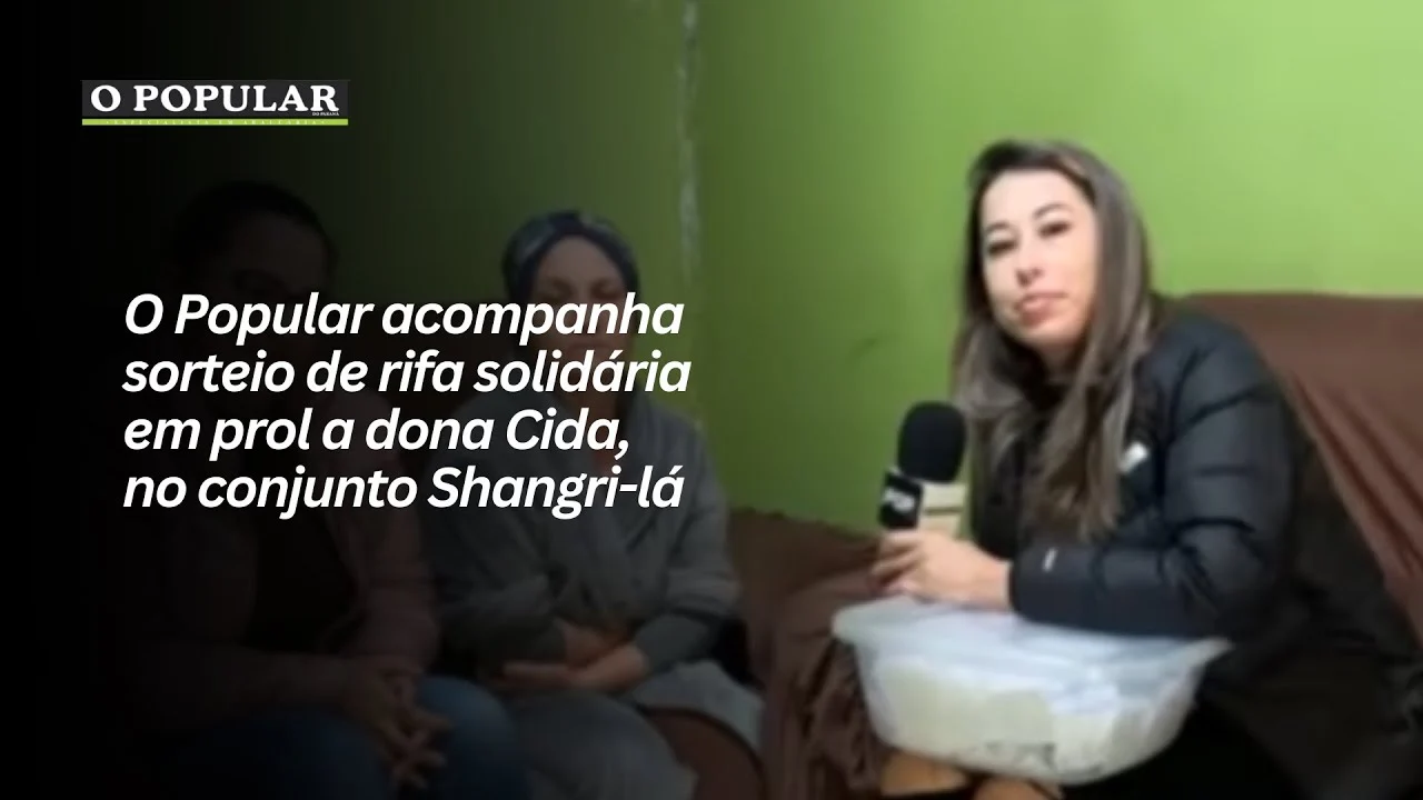O Popular acompanha sorteio de rifa solidária em prol a dona Cida, no conjunto Shangri-lá