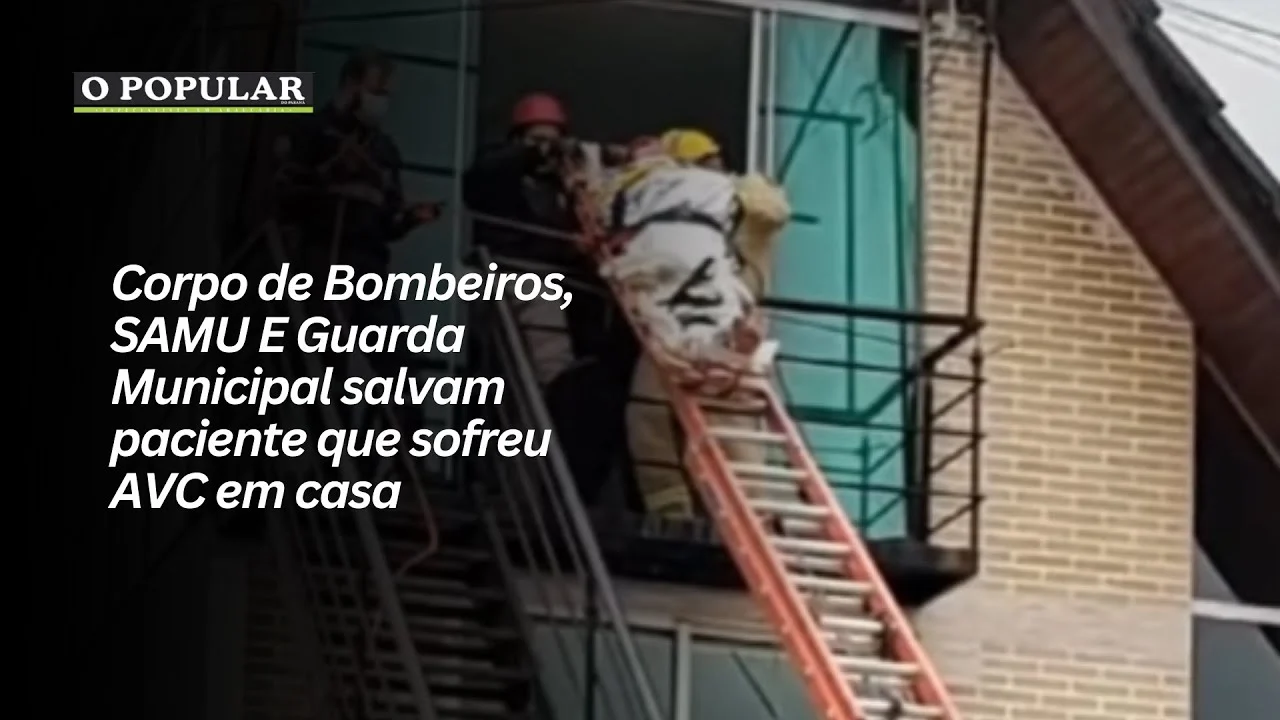 Corpo de Bombeiros, SAMU E Guarda Municipal salvam paciente que sofreu AVC em casa