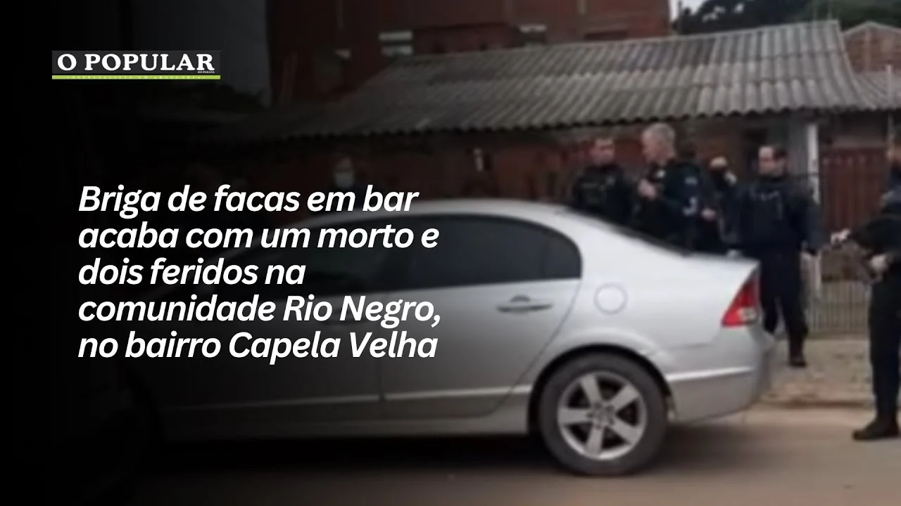 Briga de facas em bar acaba com um morto e dois feridos