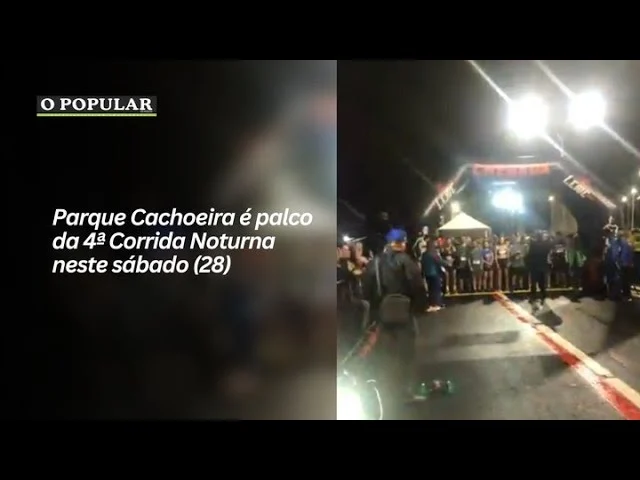 Parque Cachoeira é palco da 4ª Corrida Noturna neste sábado (28)