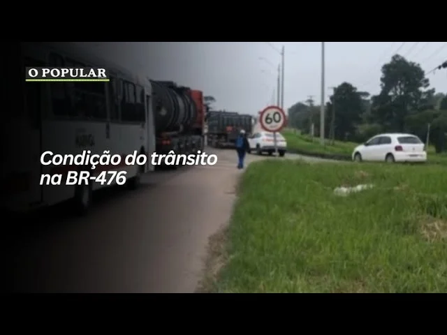 Condição do trânsito na BR-476