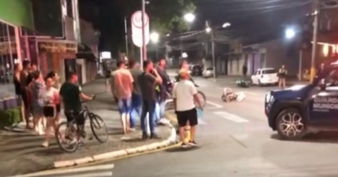 Acidente grave na Avenida Archelau de Almeida Torres