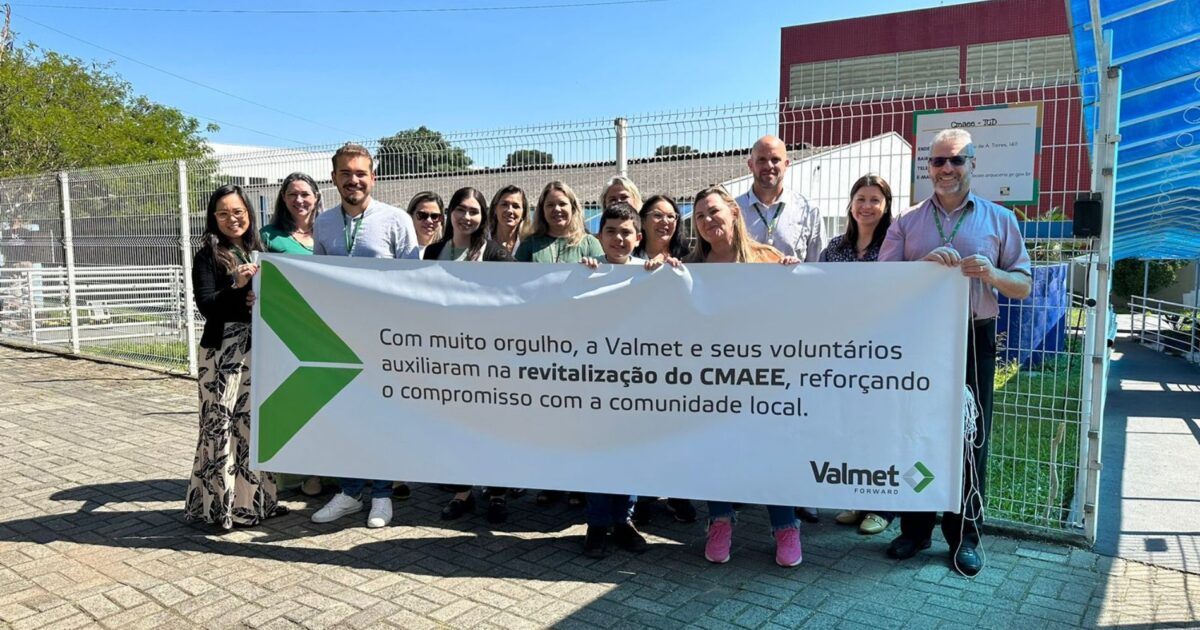 Colaboradores da Valmet fazem mutirão e revitalizam o CMAEE-TGD