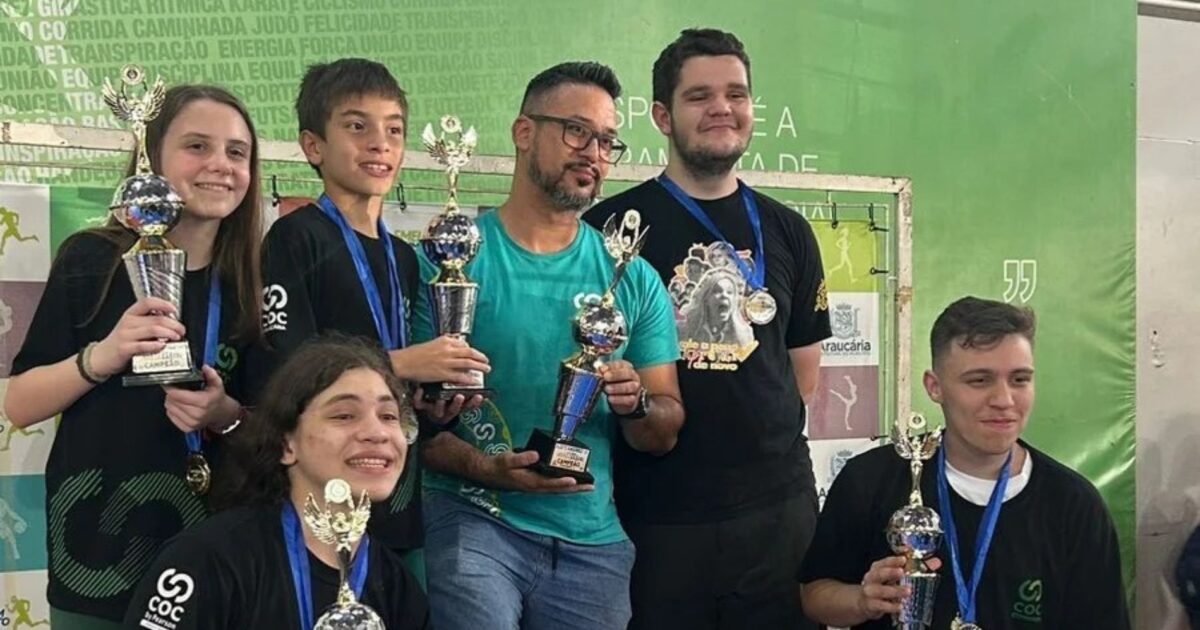 Colégio COC arrasou na segunda etapa do IV Desafio Escolar de Xadrez