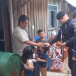 Guardas Municipais de Araucária visitam garotinho vítima de atropelamento