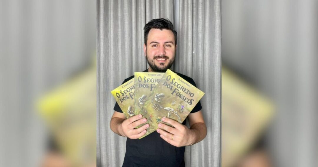 Professor do Colégio Adventista lança livro infanto juvenil sobre fósseis